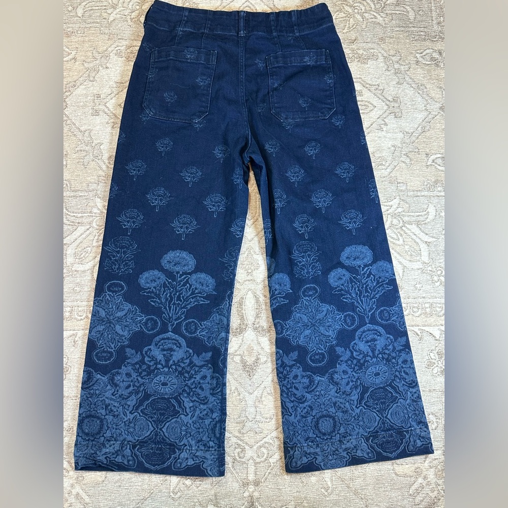Anthropologie Maeve The Collette Cropped Wide Leg Jeans - Picture 5 of 8